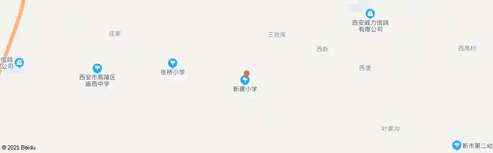 西安新建村_公交站地图_西安公交_妙搜公交查询2025