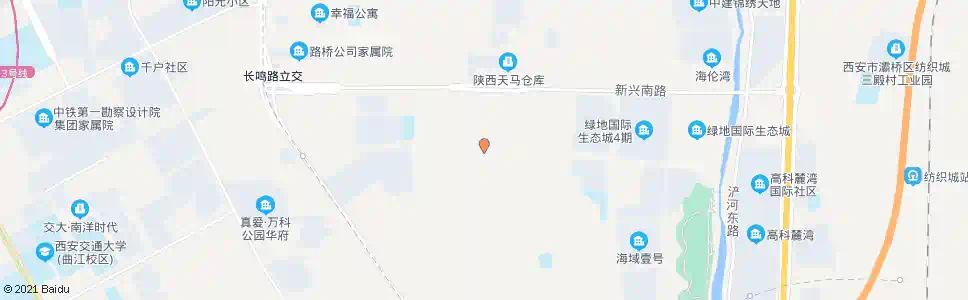 西安田马路东月路口_公交站地图_西安公交_妙搜公交查询2025