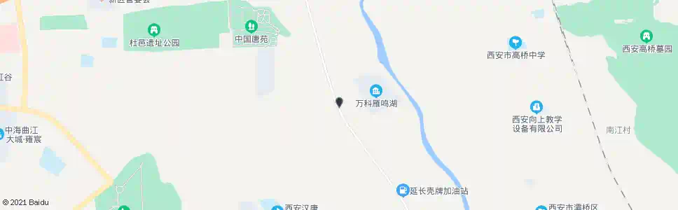 西安渔王村_公交站地图_西安公交_妙搜公交查询2025