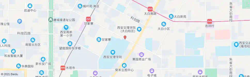 西安沙井村南_公交站地图_西安公交_妙搜公交查询2025