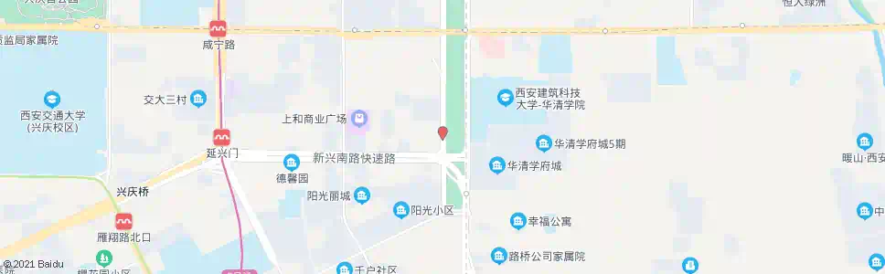 西安韩森路东口_公交站地图_西安公交_妙搜公交查询2025