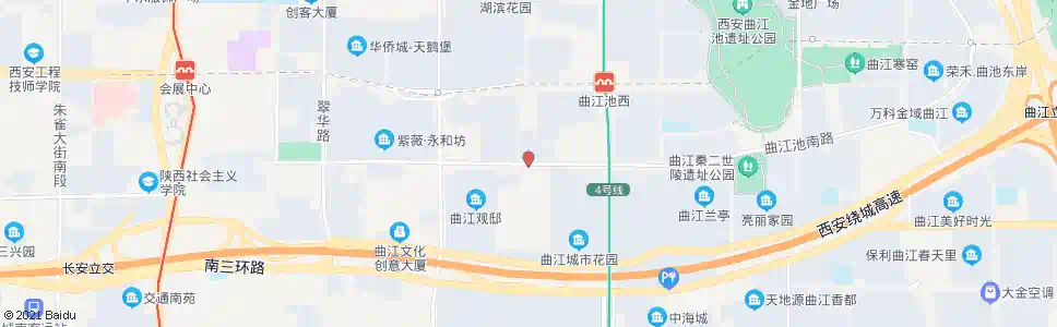 西安曲江水厂_公交站地图_西安公交_妙搜公交查询2025