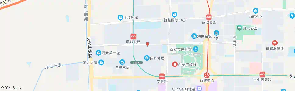 西安白桦林居北门_公交站地图_西安公交_妙搜公交查询2025