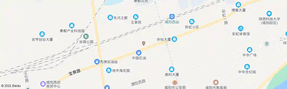 西安晨光雅居_公交站地图_西安公交_妙搜公交查询2025