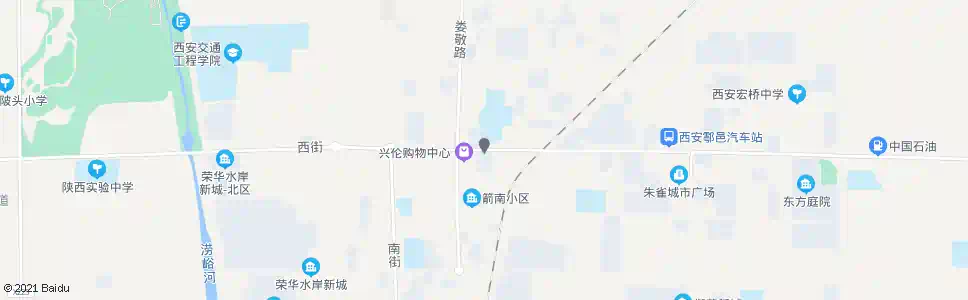 西安户县大十字_公交站地图_西安公交_妙搜公交查询2025