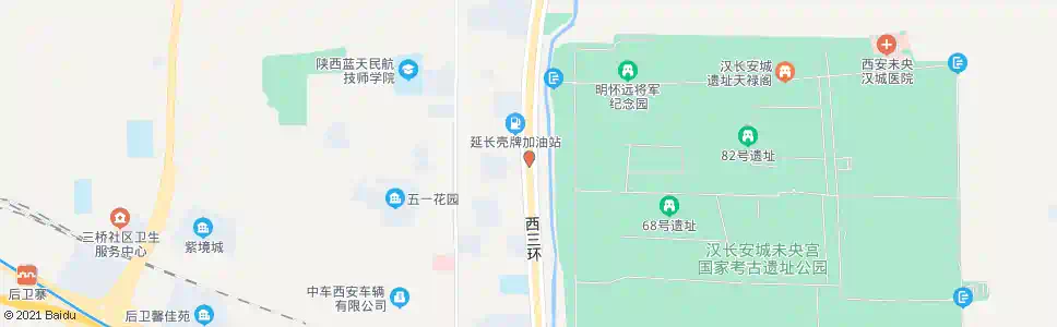 西安卢家口_公交站地图_西安公交_妙搜公交查询2025