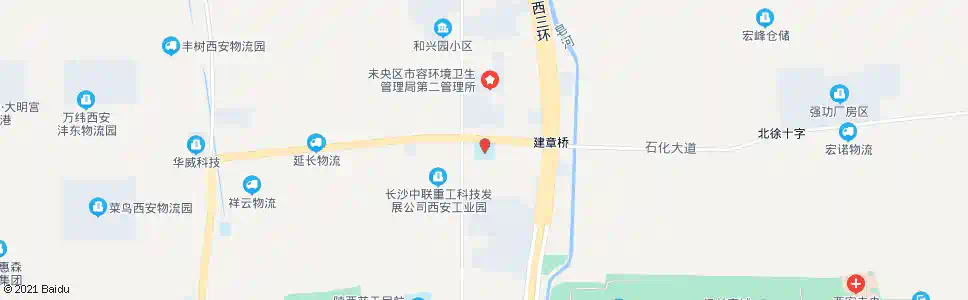 西安五十中学_公交站地图_西安公交_妙搜公交查询2025