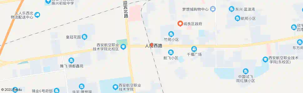 西安人人乐_公交站地图_西安公交_妙搜公交查询2025