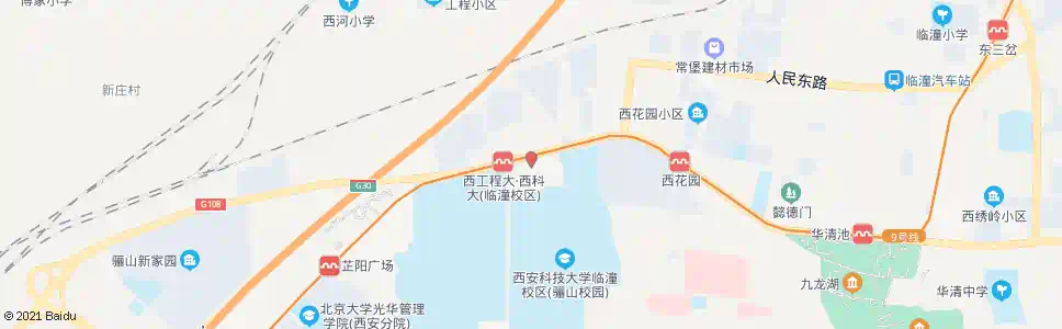 西安华鹰驾校_公交站地图_西安公交_妙搜公交查询2025