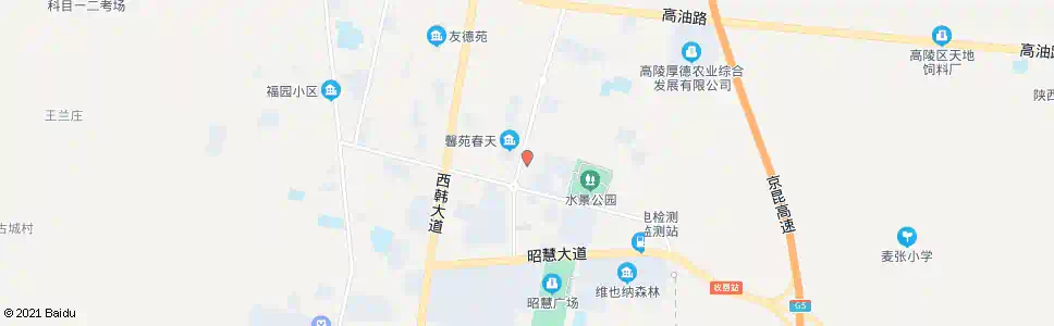 西安安驰小区_公交站地图_西安公交_妙搜公交查询2025