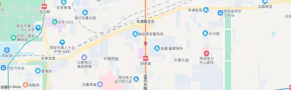西安新兴骏景园_公交站地图_西安公交_妙搜公交查询2025