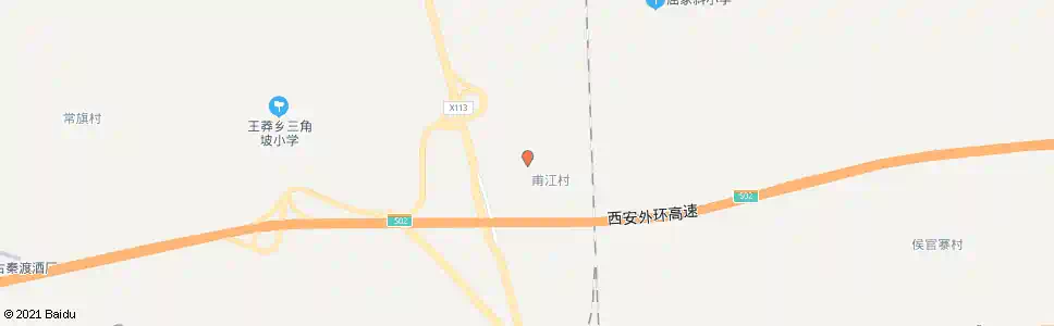 西安甫江村_公交站地图_西安公交_妙搜公交查询2025