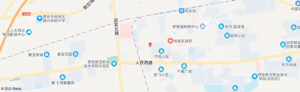 西安凤凰村_公交站地图_西安公交_妙搜公交查询2025