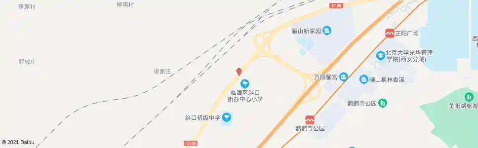 西安粮站路_公交站地图_西安公交_妙搜公交查询2025