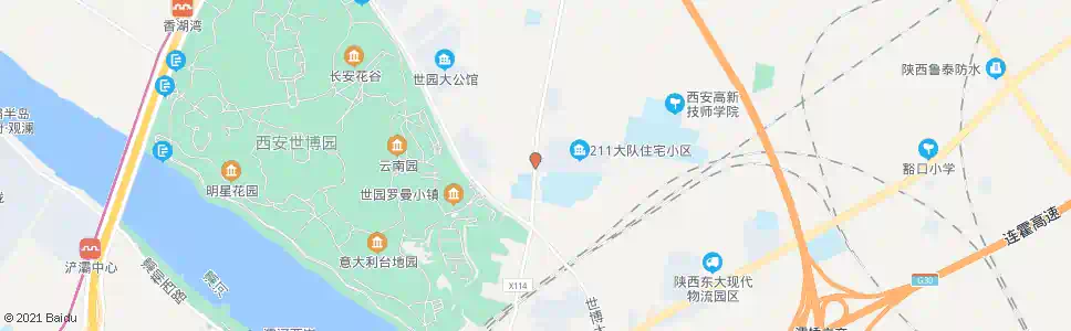 西安124所_公交站地图_西安公交_妙搜公交查询2025