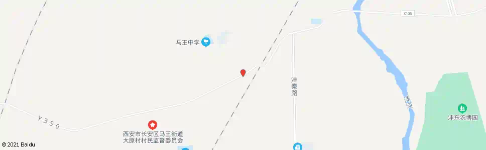 西安沣河毛纺厂_公交站地图_西安公交_妙搜公交查询2025
