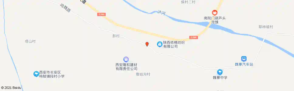 西安彭村东_公交站地图_西安公交_妙搜公交查询2025