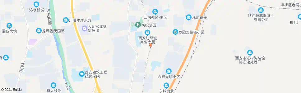 西安纺正街纺五路口_公交站地图_西安公交_妙搜公交查询2025