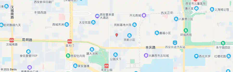 西安锦园小区_公交站地图_西安公交_妙搜公交查询2025