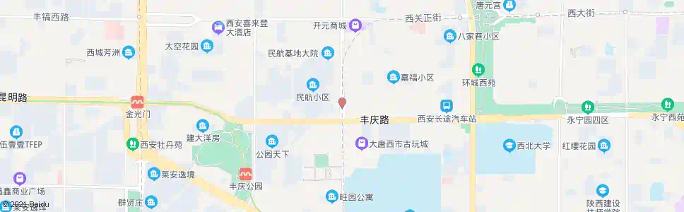 西安大唐西市_公交站地图_西安公交_妙搜公交查询2025