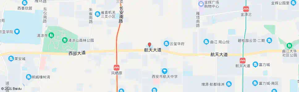 西安杜陵十字_公交站地图_西安公交_妙搜公交查询2025