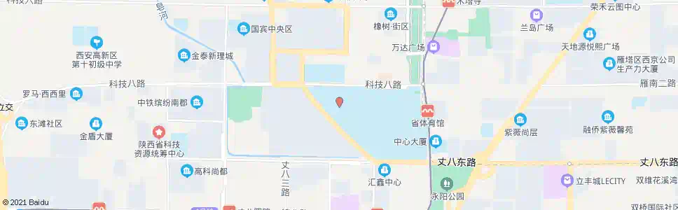 西安奥林匹克花园_公交站地图_西安公交_妙搜公交查询2025