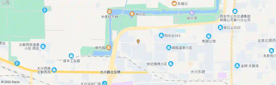 西安梨园路和生国际_公交站地图_西安公交_妙搜公交查询2025