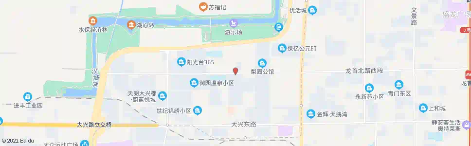 西安梨园路大白杨路口_公交站地图_西安公交_妙搜公交查询2025