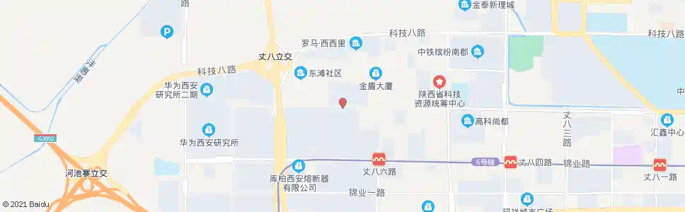 西安袁旗寨_公交站地图_西安公交_妙搜公交查询2025