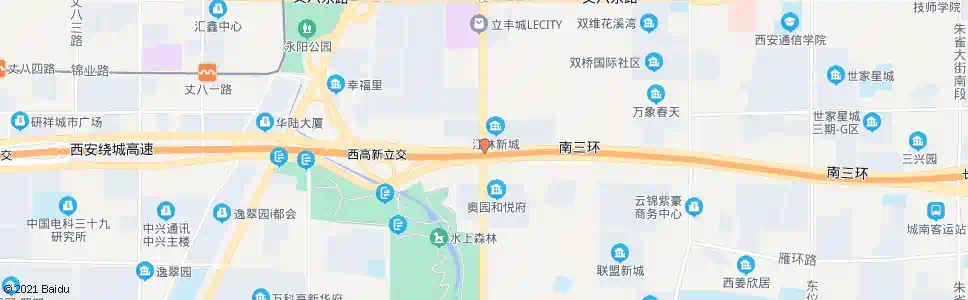 西安南三环子午大道路口_公交站地图_西安公交_妙搜公交查询2025