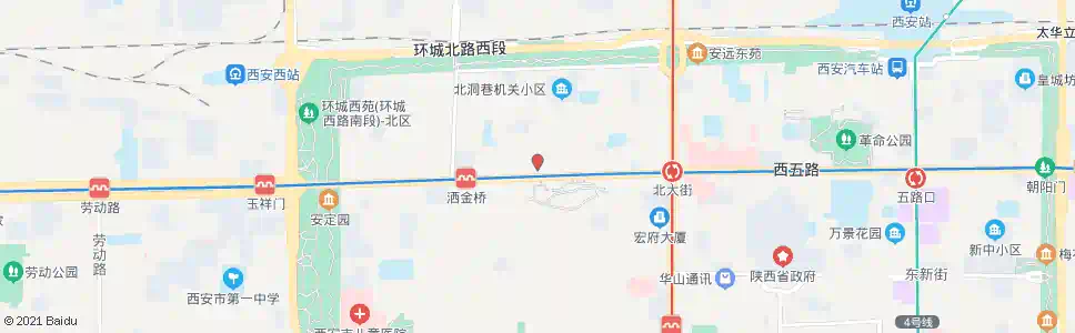 西安新阳小学_公交站地图_西安公交_妙搜公交查询2025