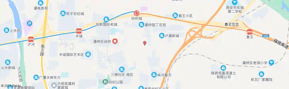 西安公安灞桥分局_公交站地图_西安公交_妙搜公交查询2025