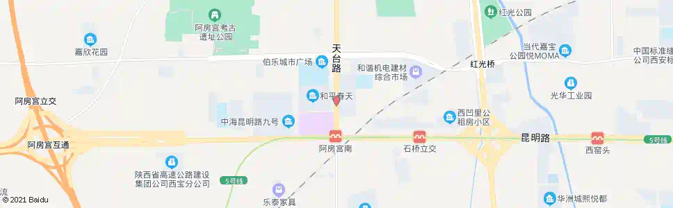 西安西安生物学院_公交站地图_西安公交_妙搜公交查询2025