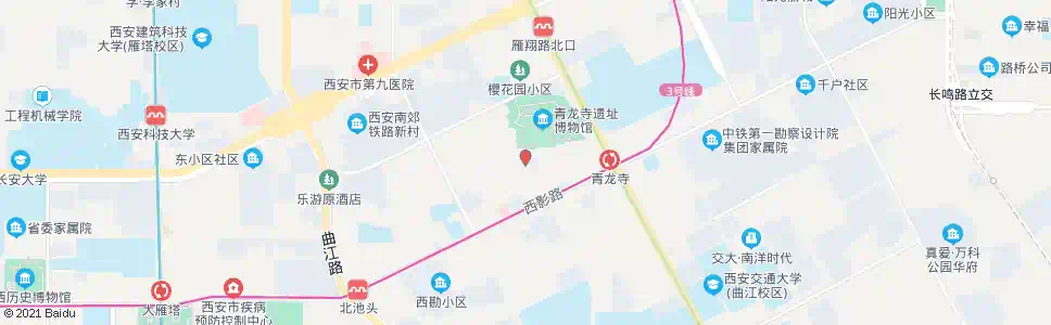 西安棉织厂_公交站地图_西安公交_妙搜公交查询2025