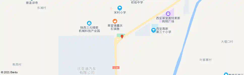 西安宋村转盘_公交站地图_西安公交_妙搜公交查询2025