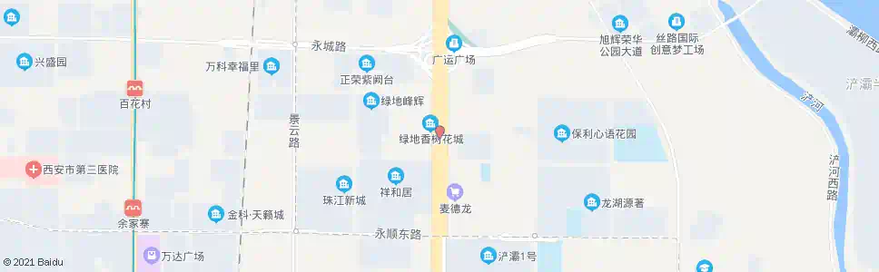 西安泘沱村_公交站地图_西安公交_妙搜公交查询2025