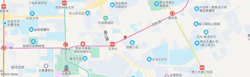 西安观音庙_公交站地图_西安公交_妙搜公交查询2025