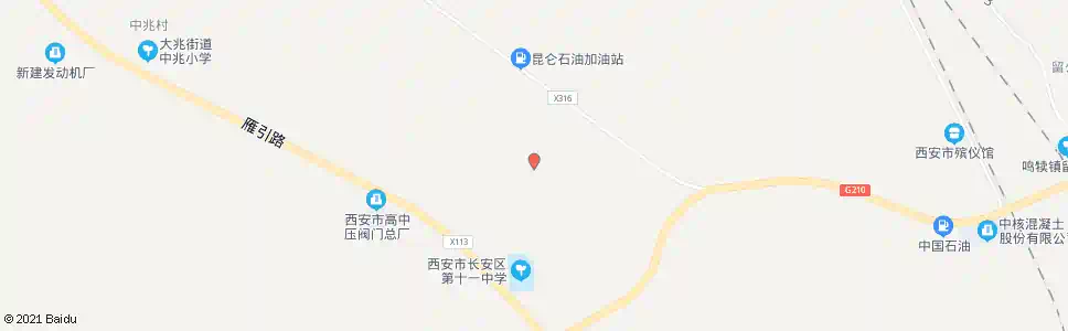 西安大兆派出所_公交站地图_西安公交_妙搜公交查询2025
