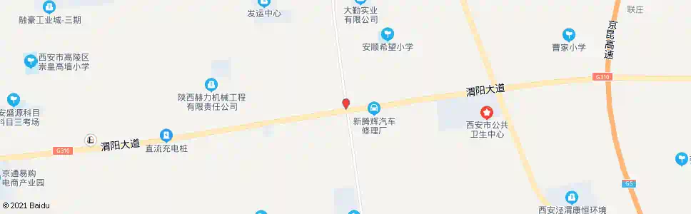 西安坡底村_公交站地图_西安公交_妙搜公交查询2025