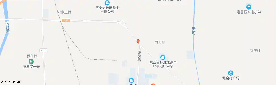 西安余下电厂_公交站地图_西安公交_妙搜公交查询2025