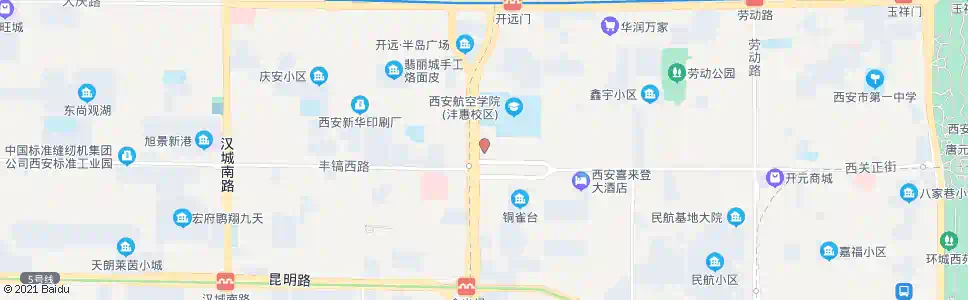 西安土门商厦_公交站地图_西安公交_妙搜公交查询2025