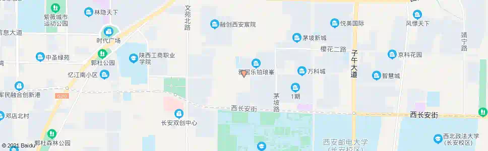 西安岔道口村北_公交站地图_西安公交_妙搜公交查询2025