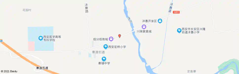 西安秦镇_公交站地图_西安公交_妙搜公交查询2025