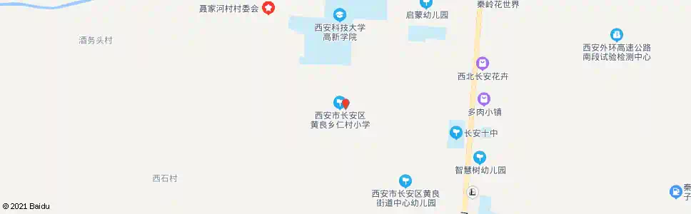 西安仁村小学_公交站地图_西安公交_妙搜公交查询2025