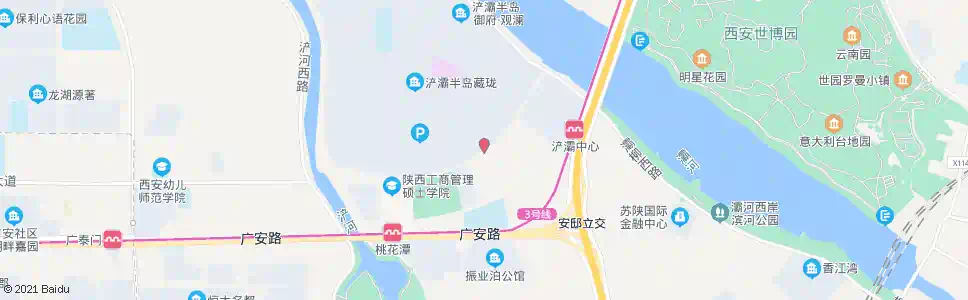 西安安邸村_公交站地图_西安公交_妙搜公交查询2025