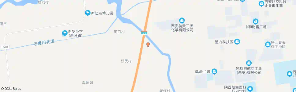 西安贺家路口_公交站地图_西安公交_妙搜公交查询2025