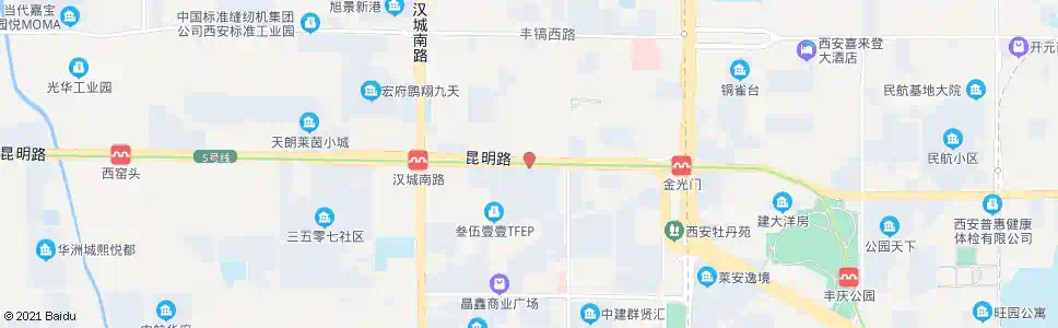 西安三五一一厂_公交站地图_西安公交_妙搜公交查询2025