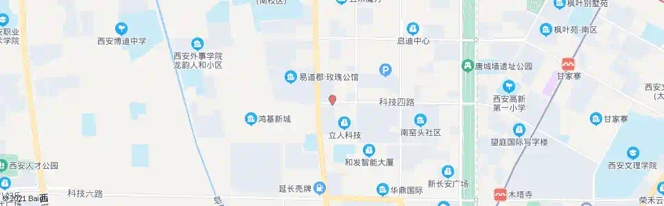 西安科技四路西段_公交站地图_西安公交_妙搜公交查询2025
