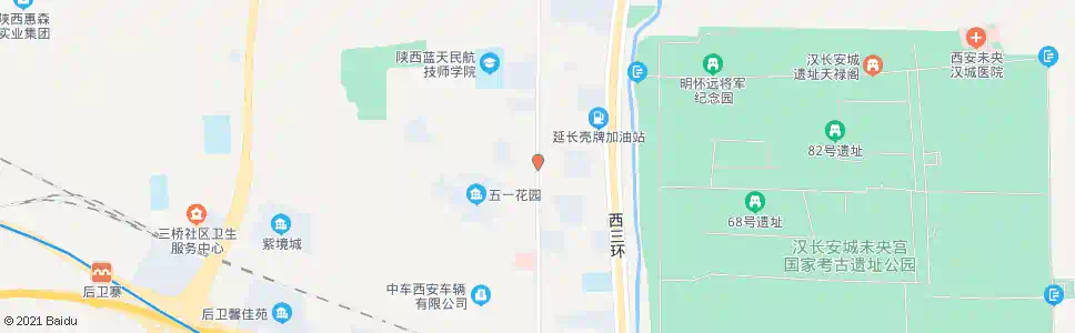 西安高堡子_公交站地图_西安公交_妙搜公交查询2025