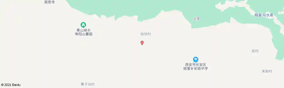 西安下伯坊村_公交站地图_西安公交_妙搜公交查询2025
